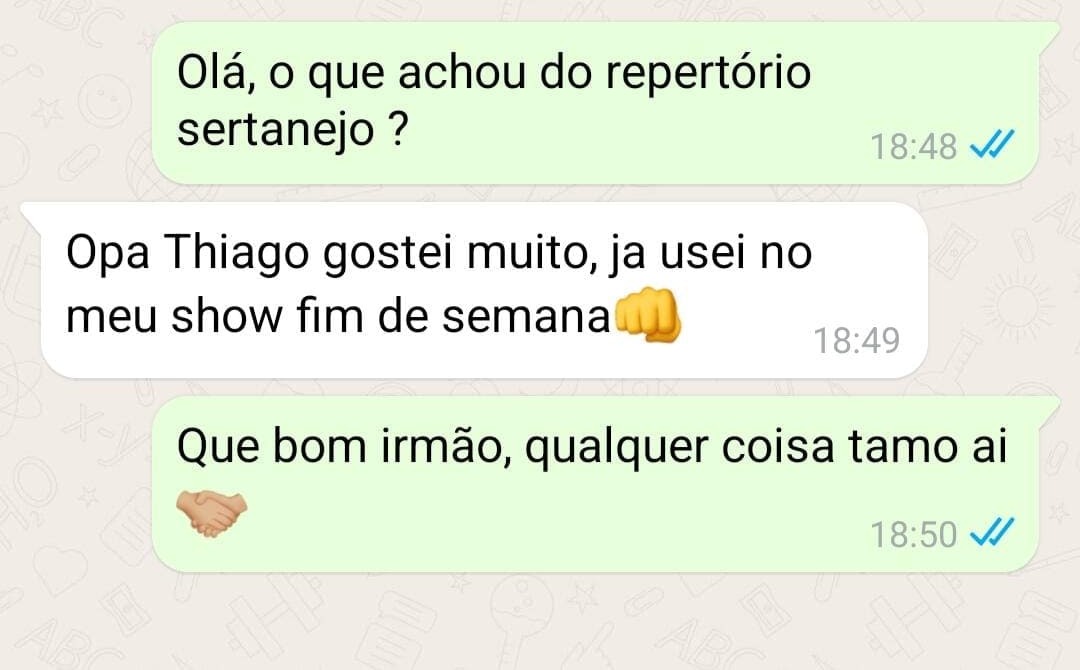 Depoimento de cliente